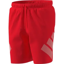 adidas Badeshorts Big Bars Lucid Red/White S