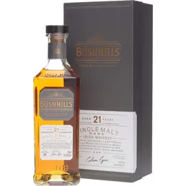 Bushmills 21 Years Old Single Malt Irish 40% vol 0,7 l Geschenkbox
