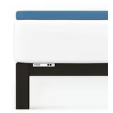 schlafgut Pure Topper Baumwolle 140 x 200 - 160 x 220 cm blue mid