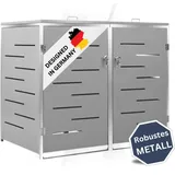 deluke Mülltonnenbox JAGU 115,5 x 77,5 cm grau