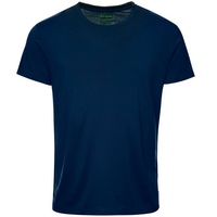 Kaipara - Merino Sportswear Rundhalsshirt Merino Shirt Herren Kurzarm Regularfit 200 (1-tlg) aus reiner Merinowolle Made in Germany blau M