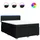 vidaXL Boxspringbett 160 x 200 cm Schwarz