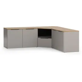 Vicco Wohnwand Wido, Greige, 3 Teile, Vicco