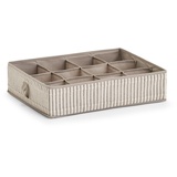 Zeller Aufbewahrungsbox, Vlies, Beige, 44 x 34 x 11 cm, 14642