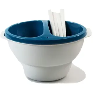 Tupperware Allegra 1L türkis Schoko Traum Schokofondue Mikrowelle Servier & Dip