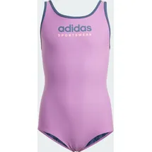 Adidas Sportswear U-Back Kids Badeanzug violett|baltikblau 14-15J