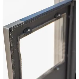 Blist Kaminofen mit Backfach Weiß 12,1 kW