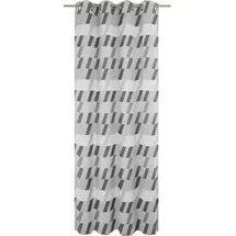 Wirth Vorhang WIRTH "Bray" Gr. 5, grau (dunkelgrau), B:132cm H:255cm, Jacquard, Baumwolle, Polyester, Gardinen