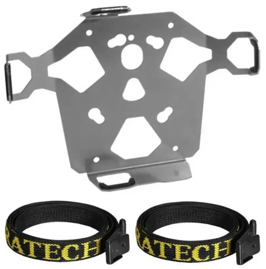 Touratech Zega Pro/mundo Adapterplatten-gurte Kanisterflaschenhalterung 3l - Silver - One Size