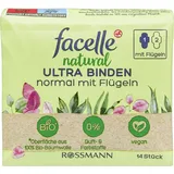 facelle natural Ultra Binde Normal mit Flügeln - 14.0 Stück