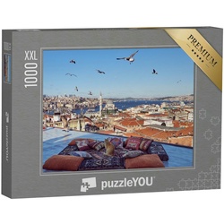 puzzleYOU Puzzle Puzzle 1000 Teile XXL „Impression über Istanbul, Türkei“, 1000 Puzzleteile, puzzleYOU-Kollektionen Türkei