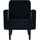 Paperflow Sessel LISBOA Stoff 71 x 83 x 55 cm Schwarz
