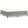 vidaXL Boxspringbettgestell 160 x 200 cm Hellgrau