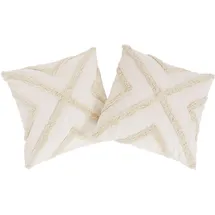 LeGer Home by Lena Gercke Kissenbezug Sidonie 40 x 40 cm Beige