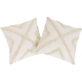 LeGer Home by Lena Gercke Kissenbezug Sidonie 40 x 40 cm Beige