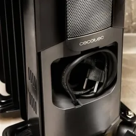 Cecotec ReadyWarm 5000 Space Black. 1000 W, 5 Module, Temperaturregler mit 3 Leistunfsstufe, AutoOff System, Überrollsystem, einfacher Transport, Betriebsanzeiger, 12 m2, Weiss