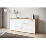 INOSIGN Sideboard »BOGOTA«, moderne Kommode, Schubladenschrank mit verstellbaren Einlegeböden, weiß