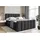 altdecor Boxspringbett Boxi1-Z King 160 x 200 cm H3/H4 Schwarz