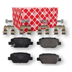 FEBI BILSTEIN Bremsbelagsatz, Scheibenbremse hinten rechts links  für FIAT 77367717 173440