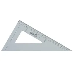 Winkel Spitz 60° 23cm rauchgrau