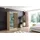 altdecor Kleiderschrank Vilan 120 x 215 x 61 cm Sonoma Eiche