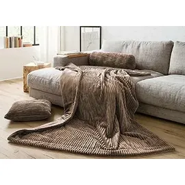 Gözze Cord 150 x 200 cm taupe
