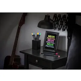 Faber-Castell Buntstifte Black Edition Neon + Pastell