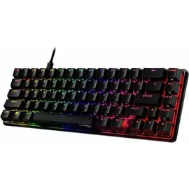 HyperX Alloy Origins 65 – Mechanische Gaming-Tastatur - HX Aqua (taktil) - Double Shot PBT-Keycaps, Schwarz