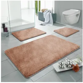 linden berg Badematte Apricot-Beige 50 x 80 cm
