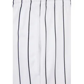 Karl Kani Small Signature Pinstripe Mesh Short - Schwarz / S