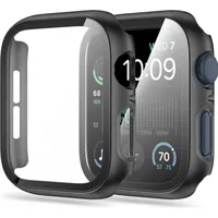 techprotect Tech-Protect Defense360 Hülle mit gehärtetem Glas Kompatibel mit Apple Watch 4 (40 mm) Schwarz