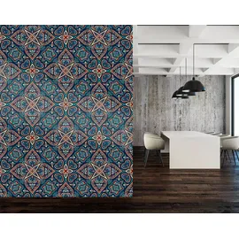 Queence Vinyltapete Pam 90x300 cm 90 g bunt