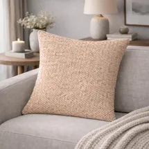 HOME WOHNIDEEN Kissenbezug Fjella 40 x 40 cm Beige