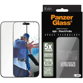Panzer Glass Ceramic Displayschutz für iPhone 16 Pro Max