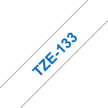 Brother TZe-133 12mm blau auf farblos