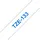 Brother TZe-133 12mm blau auf farblos