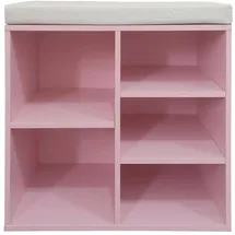 Hti-Living Katja 52 x 48 x 30 cm 5 Regalfächer rosa