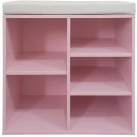 Hti-Living Katja 52 x 48 x 30 cm 5 Regalfächer rosa