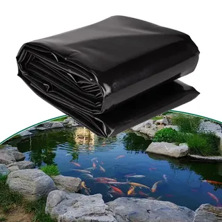Dtyubfg Flexible Teichfolie aus Gummi, 8 x 12 m, 10 x 15 m,HDPE, undurchlässige, verstärkende Teichfolie für Gärten,undurchlässige Teichmembran für Garten, Fischteiche, Springbrunnen und Bachläufe