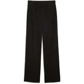 Puma Essentials Elevated High-Waist Straight Leg Jogginghose Damen 01 black XS