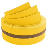 zaun|zu® Sichtschutzstreifen 255 x 6,3 cm Gelb Kunststoff 2 St.
