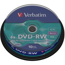 Verbatim DVD-RW 4.7GB 4x 10er Spindel