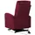 Mendler Fernsehsessel HWC-K62, Sessel Relaxsessel TV-Sessel, Liegefunktion Aufstehhilfe elektrisch, Metall Chenille - bordeaux