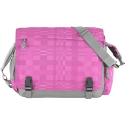 CEEVEE Leather Messenger Bag Manchester lilac/grey