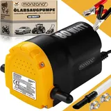 monzana Ölabsaugpumpe elektrisch 12V Kunststoff 5 l/min rot