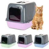 Ferplast Katzentoilette Clear Cat 10 36 x 47 x 35 cm Grün/Pink