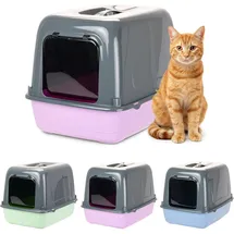 Ferplast Katzentoilette Clear Cat 10 36 x 47 x 35 cm Grün/Pink