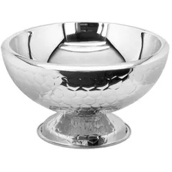 EDZARD SALE Flaschenkühler Bruno (Höhe 24 cm,  Ø 43 cm), außen gemustert, Edelstahl, hochglanzpoliert