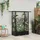 vidaXL Hochbeet mit Rankgitter und Dach 122,5 x 40 x 123 cm Schwarz