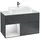 Villeroy & Boch Waschtischunterschrank 100 x 60,3 cm Midnight Blue Matt Lacquer / White Matt Lacquer / Glass White Matt